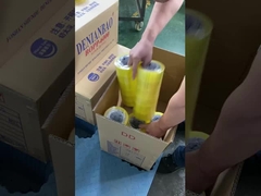 Rolo de fita de embalagem transparente para embalagem em caixas