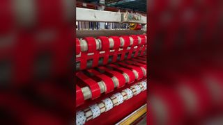 Fita de embalagem BOPP vermelha personalizada protege suas remessas