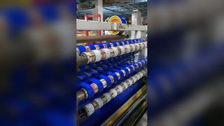 Embalagem segura de fita personalizada azul escuro