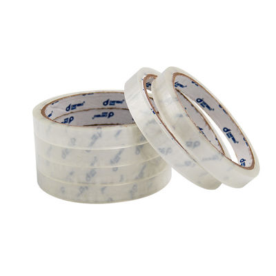 Bom preço. 6 Rolls Transparente Amarelo Bopp Self Adhesive Logo Tapes com envoltório para Amazon on-line