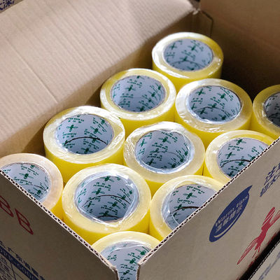 Bom preço. 48 mm x 200 yards BOPP fita adesiva transparente para fita de vedação de cartão on-line