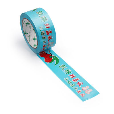 Fita de bopp cor de cor personalizada com fita de embalagem de design de design personalizado