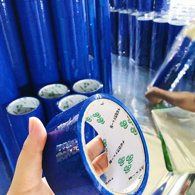 Banda colorida auto-aderente de logotipo personalizada azul escuro com logotipo