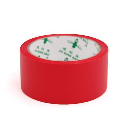 Bom preço. Tape colorido de embalagem Bopp vermelho brilhante fosco para vedação e mascaramento de cartão on-line