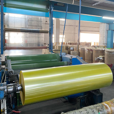 Tela Bopp Amarela Transparente Jumbo Roll Adesivo Acrílico de Uma Sola
