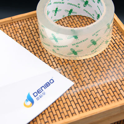 Bom preço. 1000 polegadas de comprimento Acrílico Adesivo Transparente Banda BOPP on-line